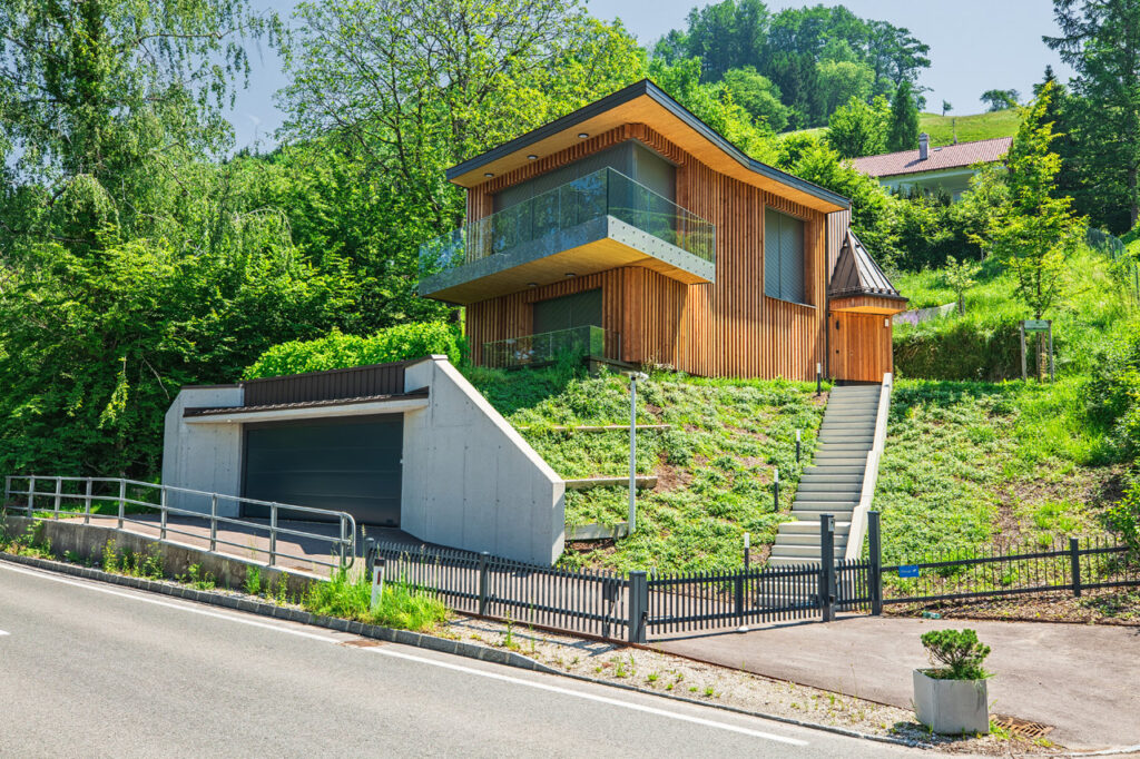 Bauen im Hang - Aufschüttung Bauen im Hang - Aufschüttung